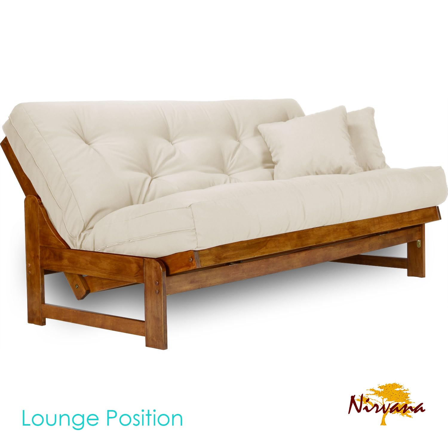 Full Size Arden Futon Set with Frame & 8