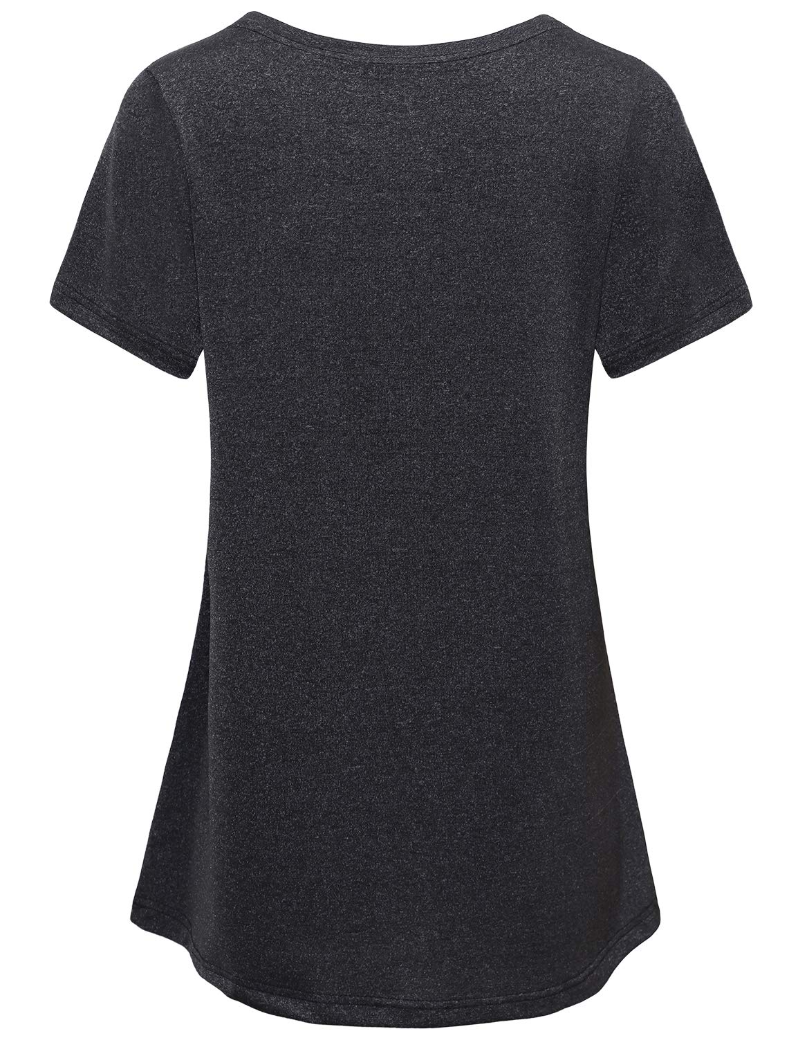 Miss Fortune Women's Workout Tops - Breathable Moisture Wicking Active Shirts for Yoga, Running, Hiking & Gym | Perfect for Fitness, Outdoor Sports & Daily Exercise