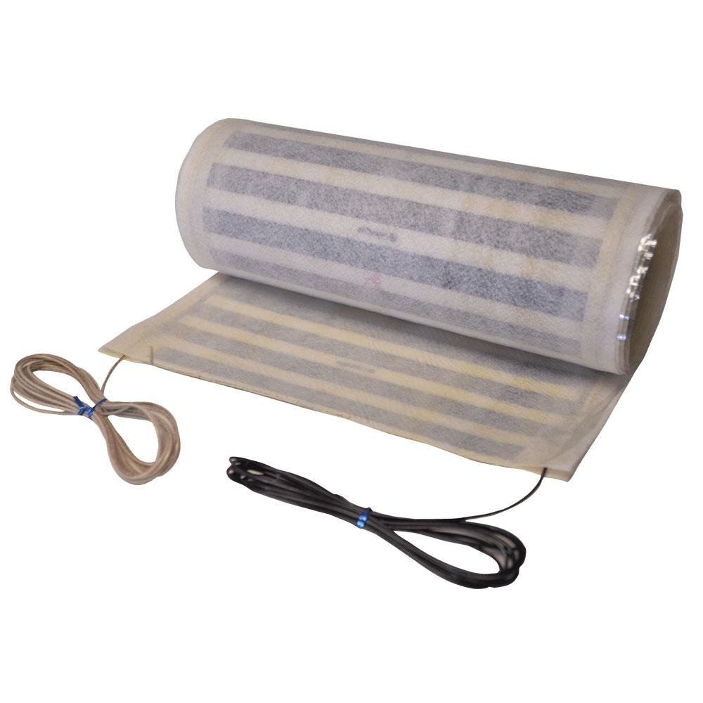 Tile QWT1.5X5F120 Electric Radiant Floor Heating Mat - 1.5'x5' 120V Under Tile, Stone & Laminate Flooring (7.5 sq ft Coverage) - Perfect for Bathroom, Kitchen & Basement Floor Warming