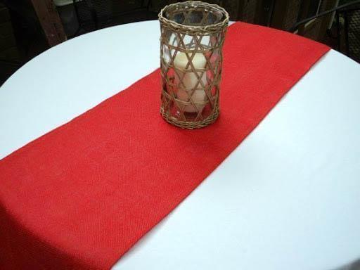 14x108 Burlap Table Runner for Weddings - Rustic Wedding Decor, Party Table Cover, Farmhouse Dining Decor - Perfect for Wedding Receptions, Bridal Showers & Rustic Events