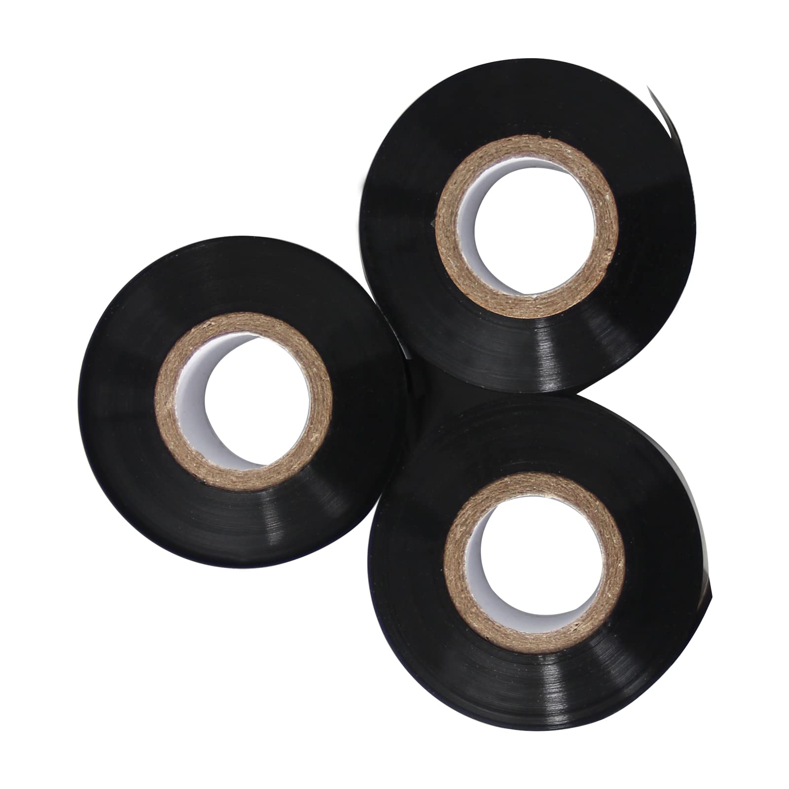 10 Rolls 30mm x 100m Black Resin Thermal Transfer Ribbon for Coder & Printer Machines - High-Quality Coding Labels for Packaging, Shipping & Inventory Management