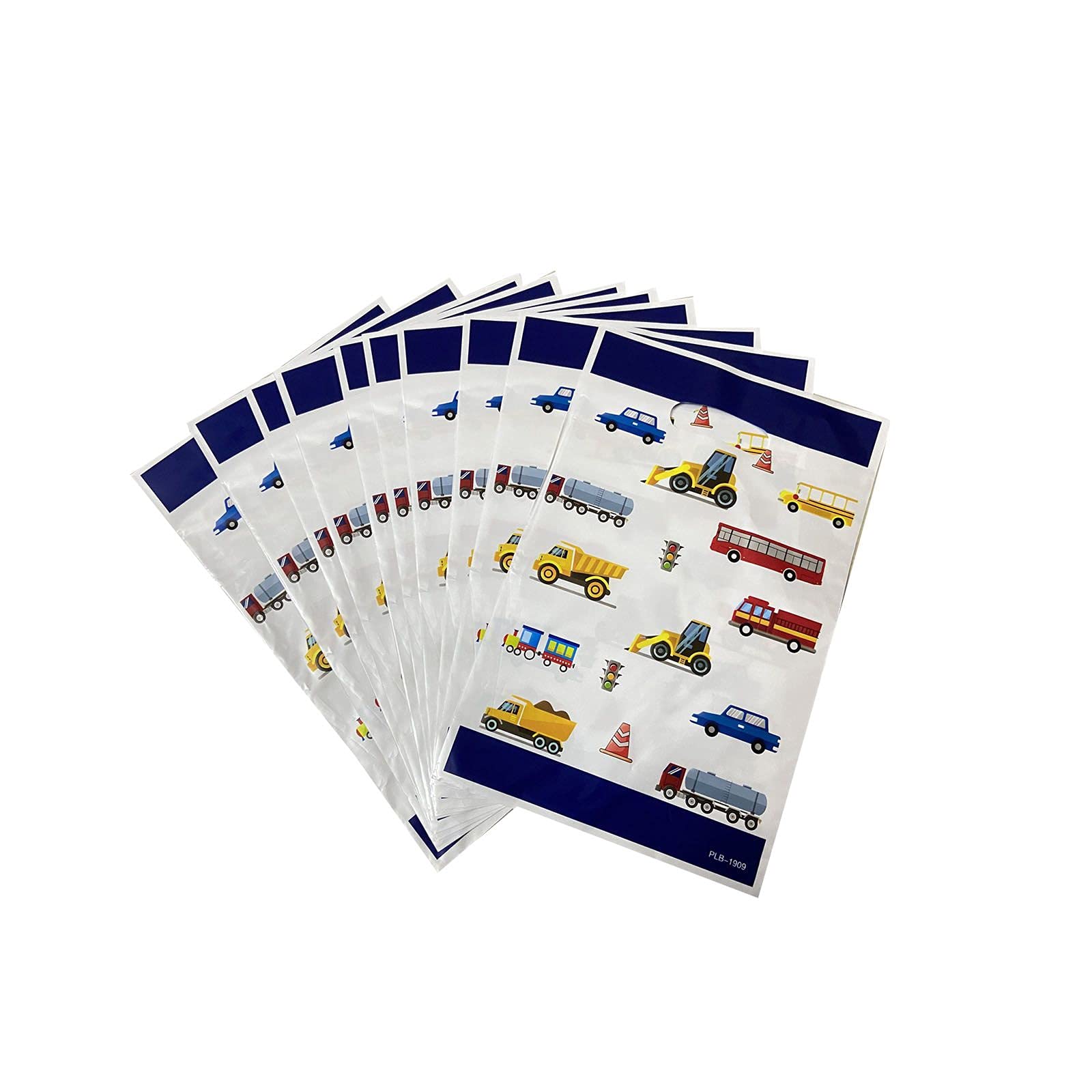 30PCS Construction Theme Gift Bags for Kids - Truck Car Goodie Bags with Treats for Birthday Parties, Baby Showers & Construction Themed Events - Perfect for Candy, Favors & Party Decorations