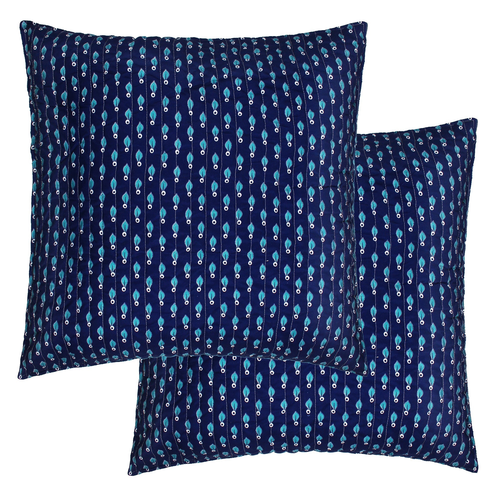 Nanette Euro Sham Set of 2 - Premium Decorative Pillow Covers for Bedroom Decor, 26x26 Inch Square Sham Pillowcases - Perfect for Master Bedroom, Guest Room, and Home Styling