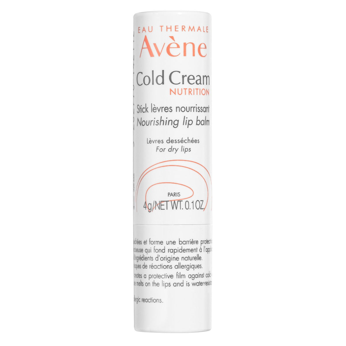 Avène Cold Cream Nourishing Lip Balm - Hydrating & Repairing Dry Lips | Winter Care & Daily Moisturization for Chapped Lips