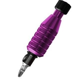 Cheyenne Hawk Tattoo Machine Grip Sleeve - Adjustable 25mm Purple Grip Cover for Professional Tattoo Artists - Perfect for Fine Line and Shading Work