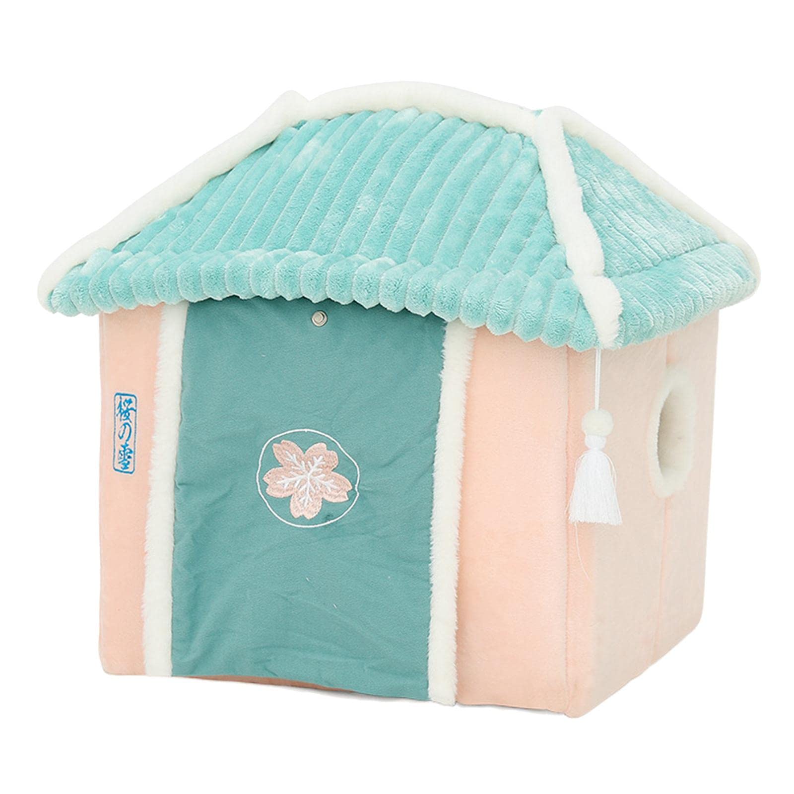 Homyl Soft Plush Pet Bed - Cozy Dog & Cat Sleeping Hut for Small to Medium Pets - Perfect for Indoor Use, Crate Training, and Comfortable Napping