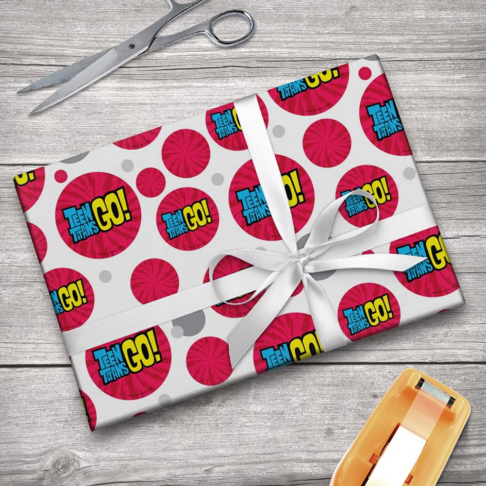 Teen Titans Go! Logo Gift Wrap Wrapping Paper Roll - 15