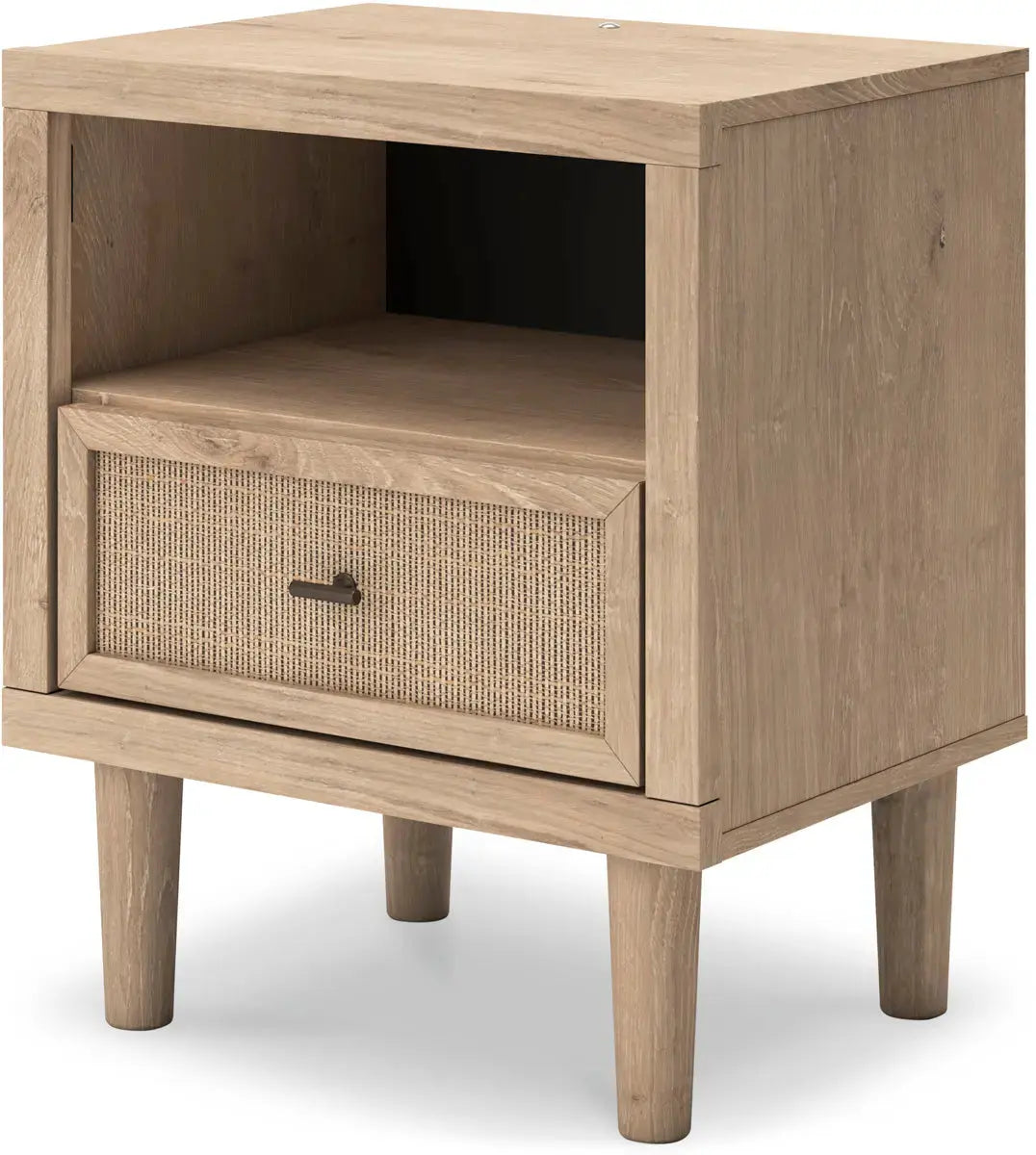 Modern Nightstand with Drawer - Cielden B1199 Bedside Table for Bedroom, Living Room, or Office - Stylish Storage End Table with Solid Wood Frame