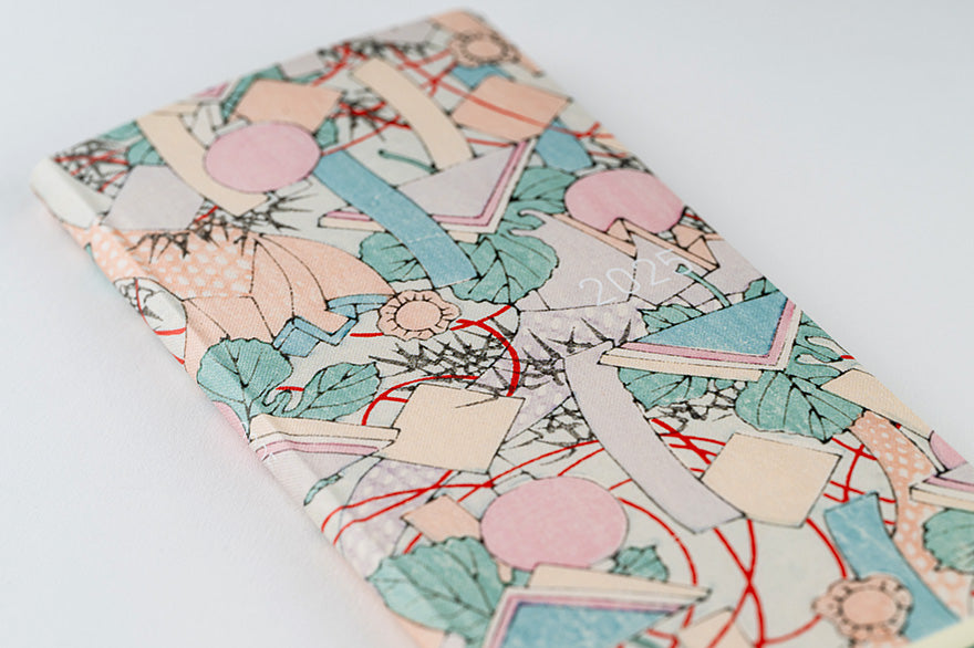 Hobonichi Techo 2025 Planner - Weekly Horizontal Layout Hardcover Notebook, January Start with Monday Format | English Edition | Perfect for Journaling, Scheduling & Productivity (Tanabata Decorations Art Cover)
