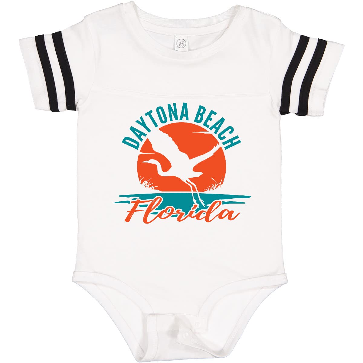 Inktastic Daytona Beach Florida Vacation Trip Baby Bodysuit - Soft Cotton Infant Onesie for Beach Getaways & Family Travel Memories