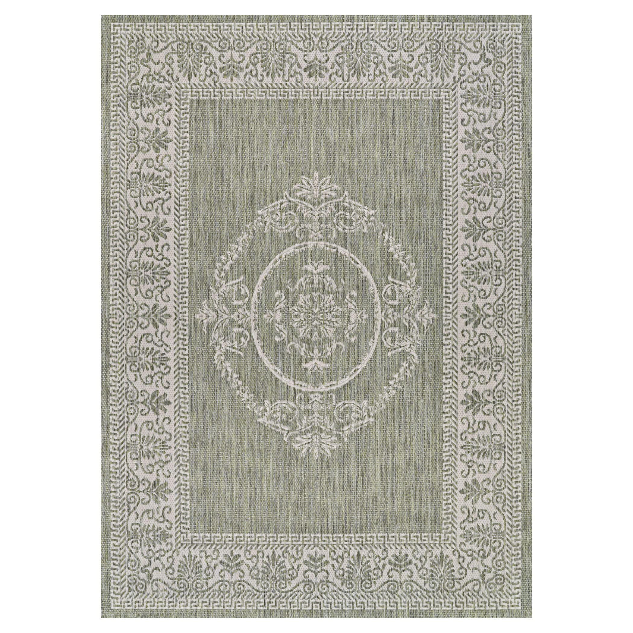 Couristan Recife Antique Medallion Indoor Outdoor Area Rug - 8'6
