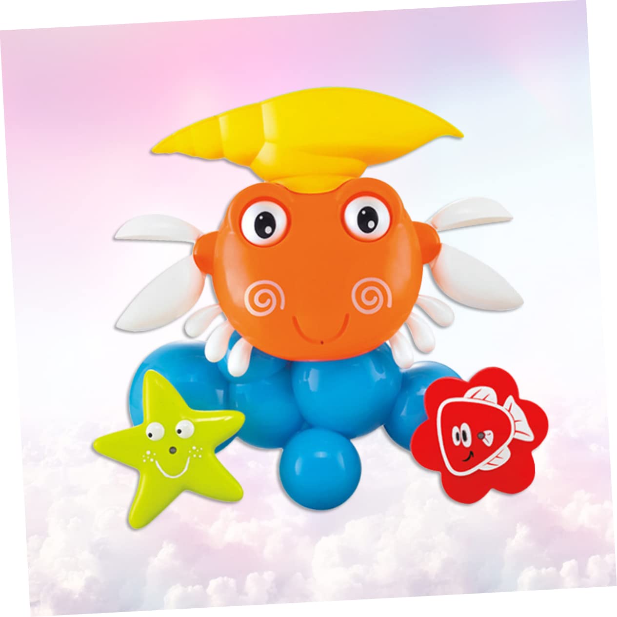 HOOTNEE Water Toys for Kids - Fun Bath Crab Car Toys, Cartoon Bathtub Toys for Toddlers | Perfect Bath Time Play & Pool Party Fun