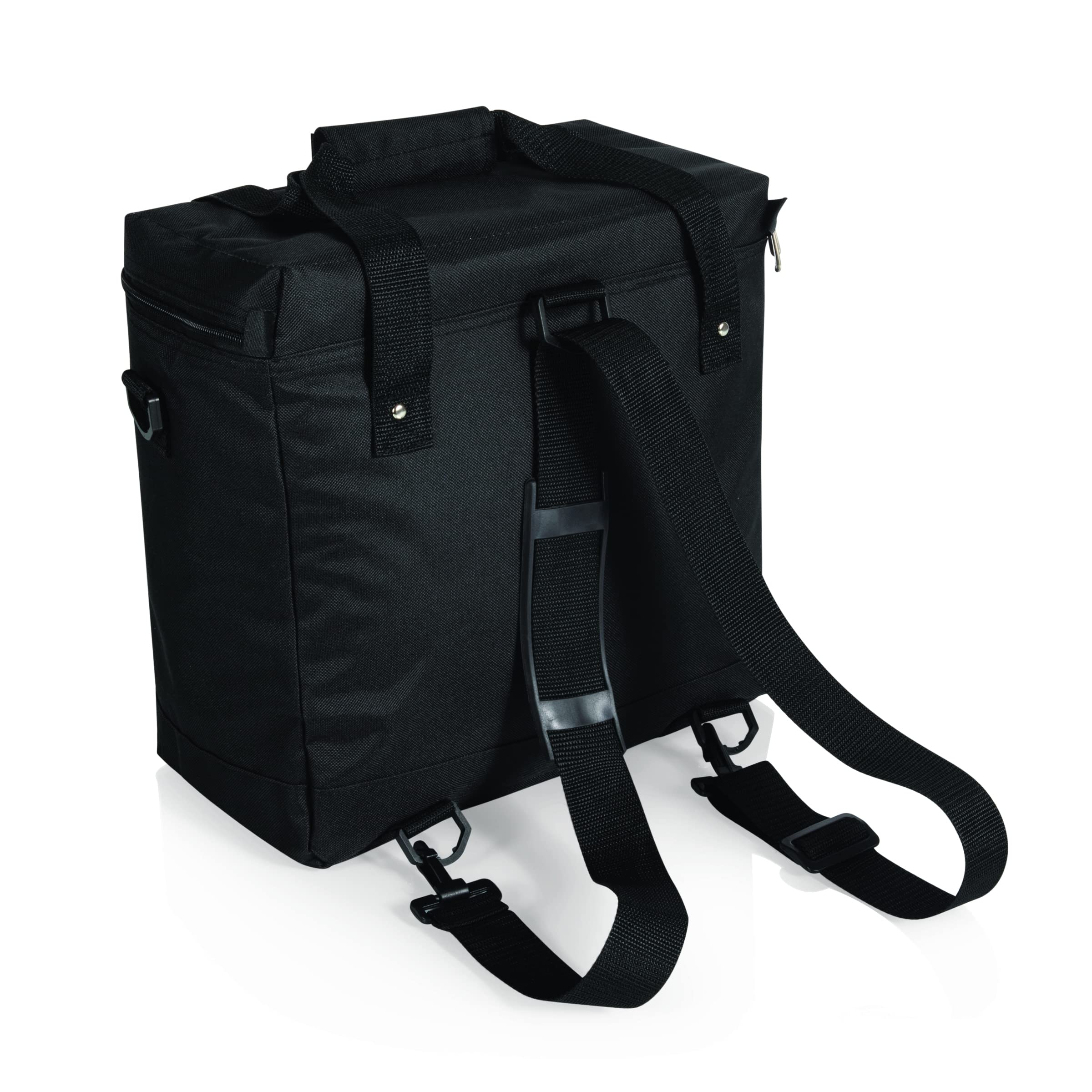 PICNIC TIME NFL Montero Insulated Tote Cooler Bag - Soft Sided Cooler for Picnics, Beach, Tailgating & Outdoor Activities (Black) - Perfect for Sports Fans & Family Gatherings