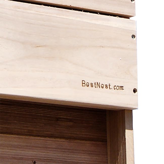BestNest Single-Chamber Bat House for 85 Bats - Natural Mosquito Control & Eco-Friendly Garden Habitat (Outdoor Use)