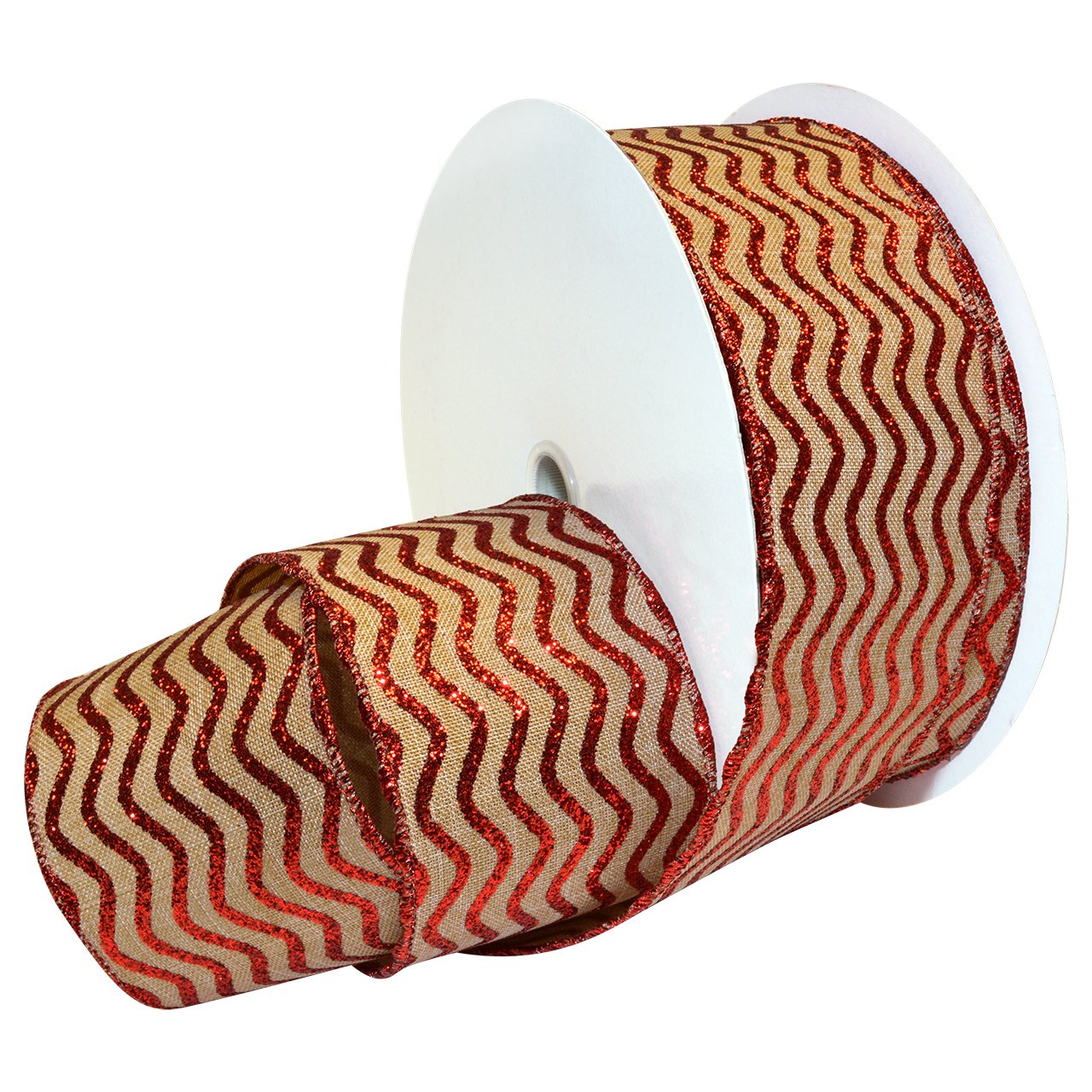 Morex Ribbon Wired Polyester Chevron Cheer Ribbon - 2.5