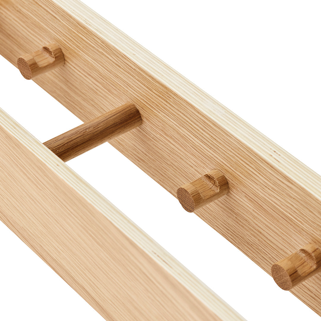 Nina Bruun Epoch Rack Menu - Modern Wooden Wall Shelf for Home & Office Decor | Perfect for Living Room, Bedroom, and Kitchen Storage