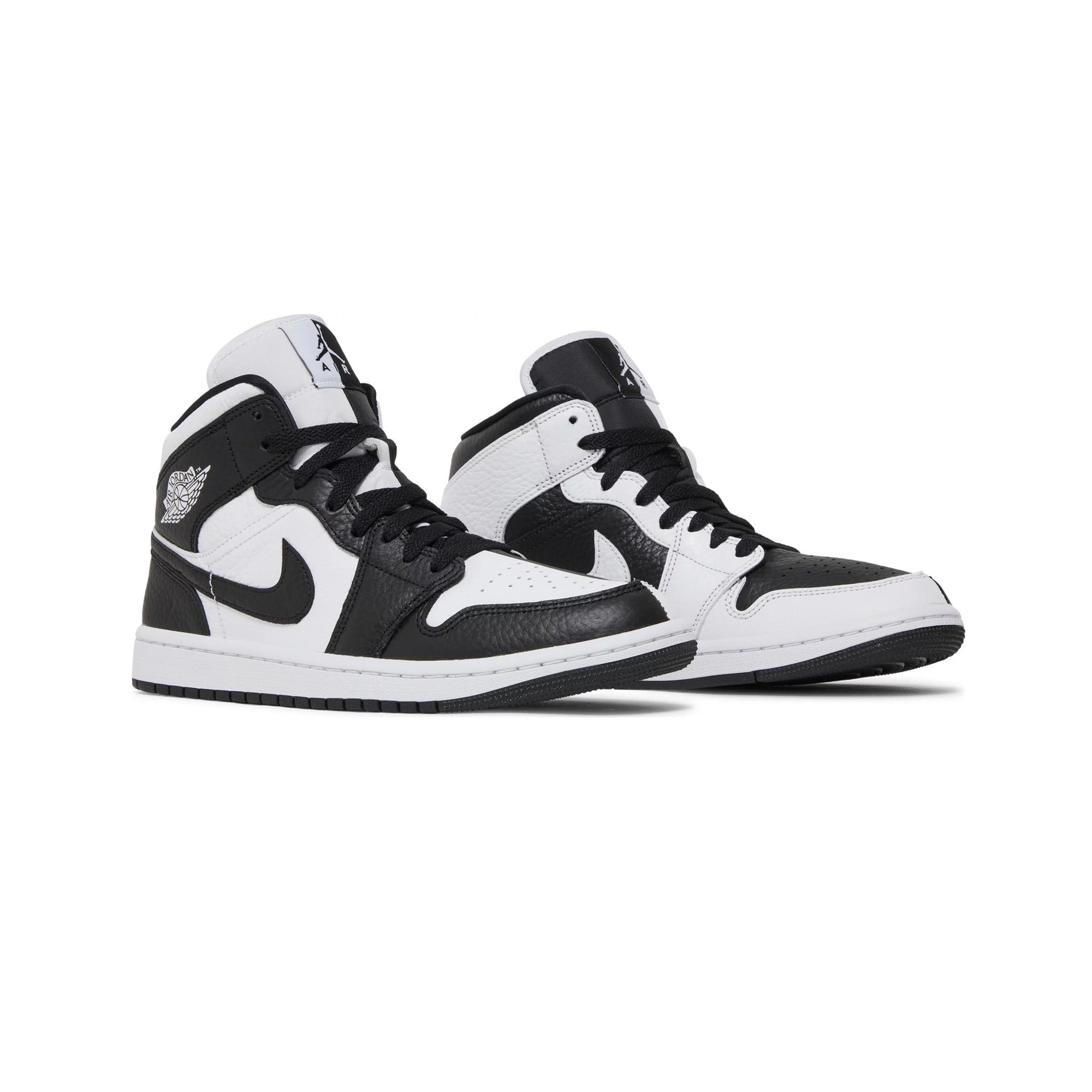Air Jordan 1 Mid Split 'Homage Black White' Women's Basketball Shoes (2022) - Stylish Sneakers for Casual Wear, Gym & Street Fashion