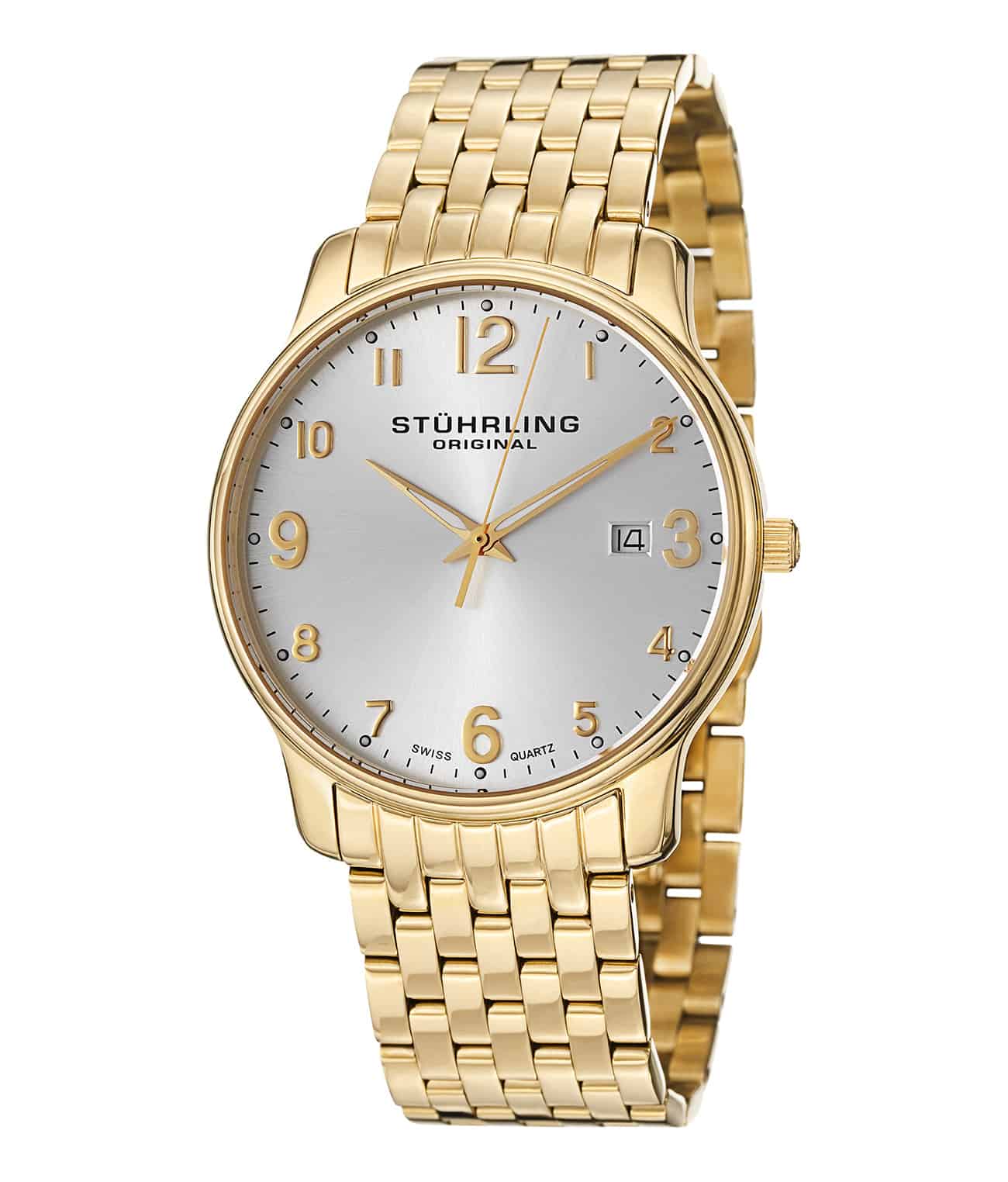 Churchill 413 Quartz 39mm Classic Men's Watch - Elegant Dress Watch for Business, Formal Events & Everyday Wear