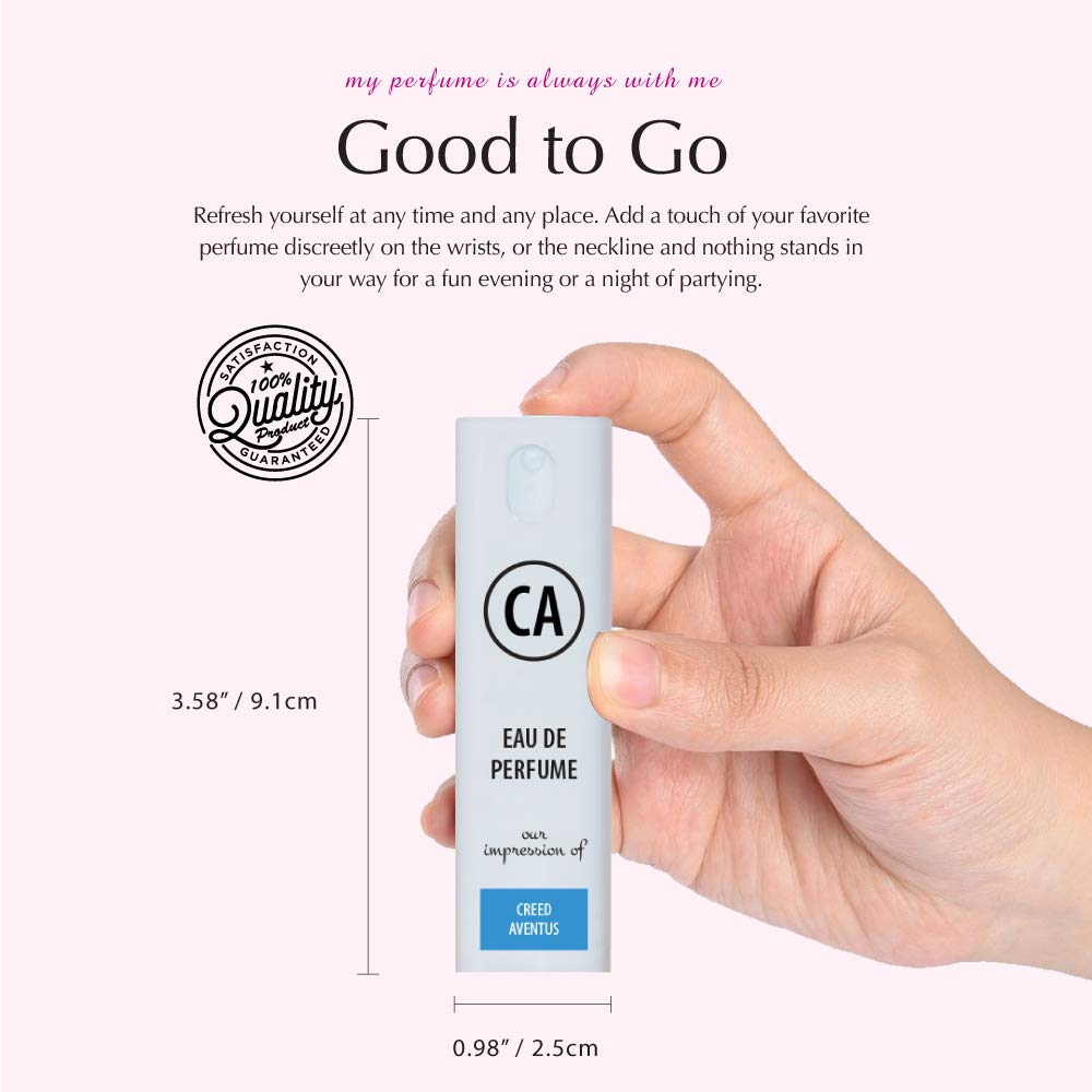 Happy by Clinique Perfume Dupe for Women - 3-Pack Travel Size Refillable Atomizer (0.3 Fl Oz/10ml Each) | Eau de Parfum Replica | Perfect for Purse, Gym Bag & On-The-Go Fragrance Touch-Ups