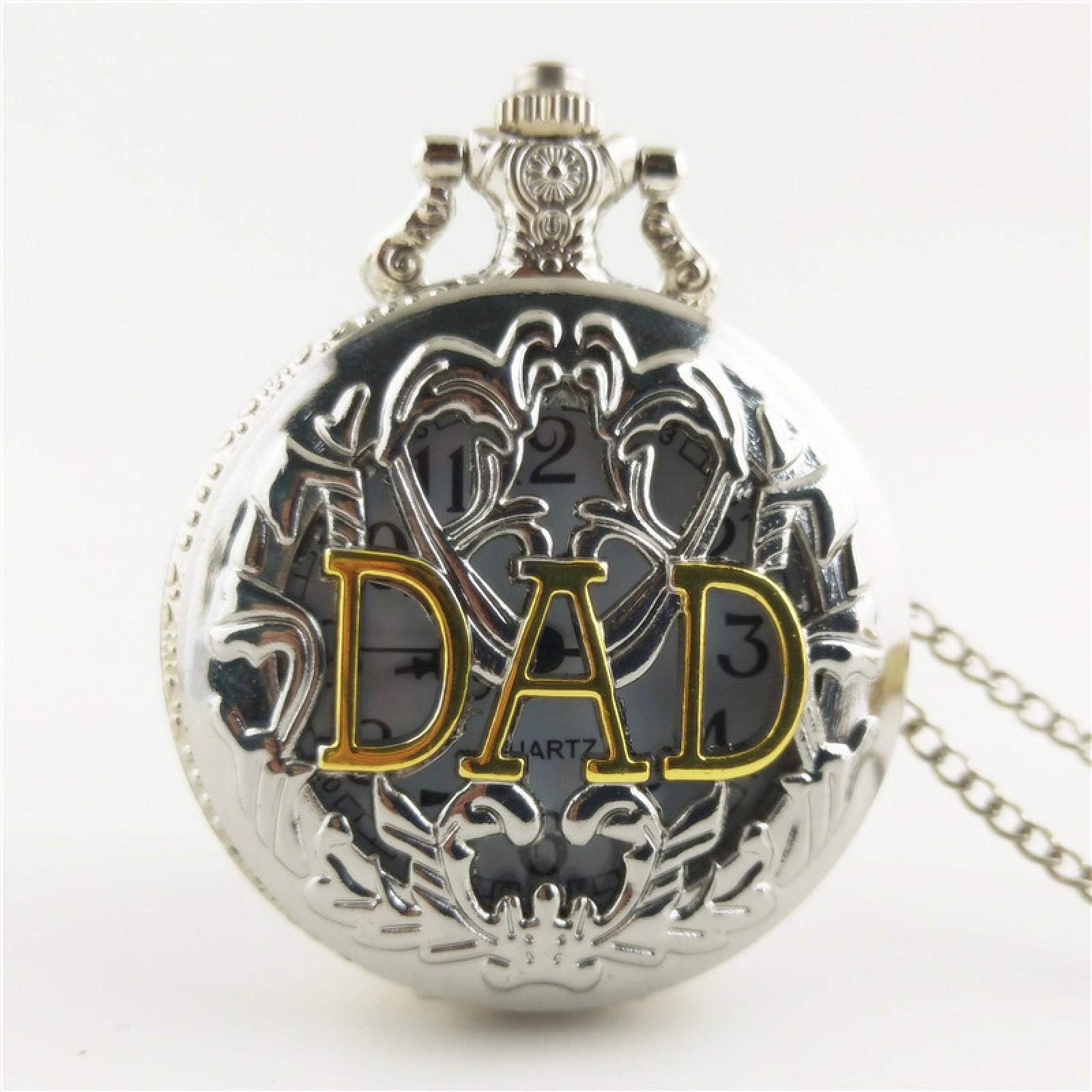 Vintage Hollow-Out Bronze Pendant Necklace for Men - 80cm Chain - Unique Father's Day Gift, Birthday Present & Fashion Accessory for Casual & Formal Occasions