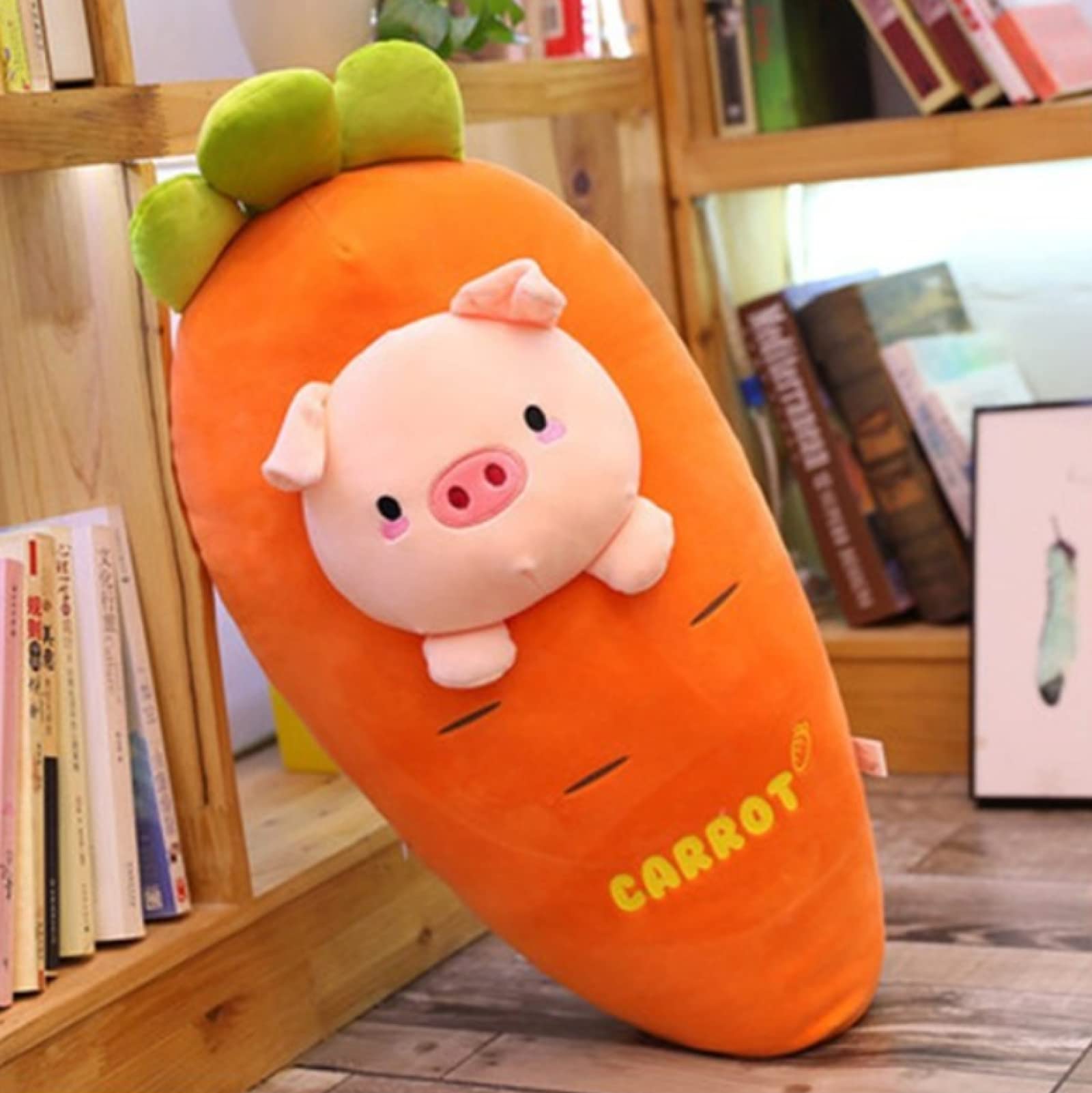 Cute Animal Plush Toys - Soft Stuffed Bear, Dinosaur & Rabbit, Cartoon Fruit Pillow for Kids | Perfect Baby Gift & Home Decor (40cm Pig Plush) - Great for Nursery Decor, Birthday Presents & Cuddling