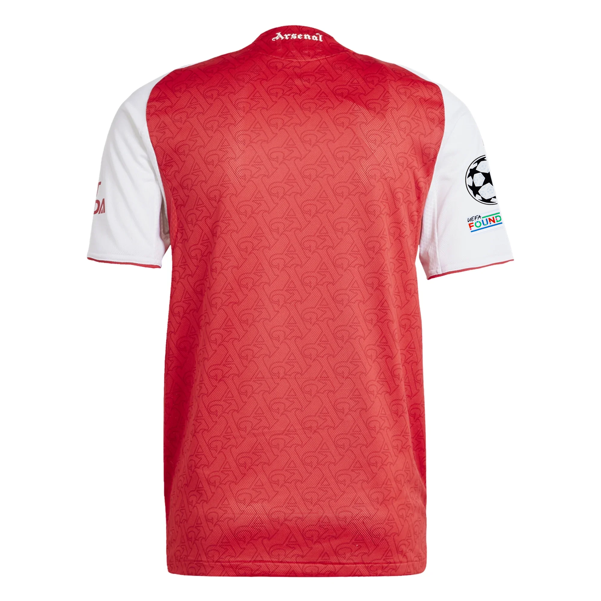 Adidas Arsenal Home Jersey 2025/26 with Champions League Patches - Better Scarlet & White - Authentic Football Shirt for Fans & Players - Perfect for Matchdays, Training & Gifting