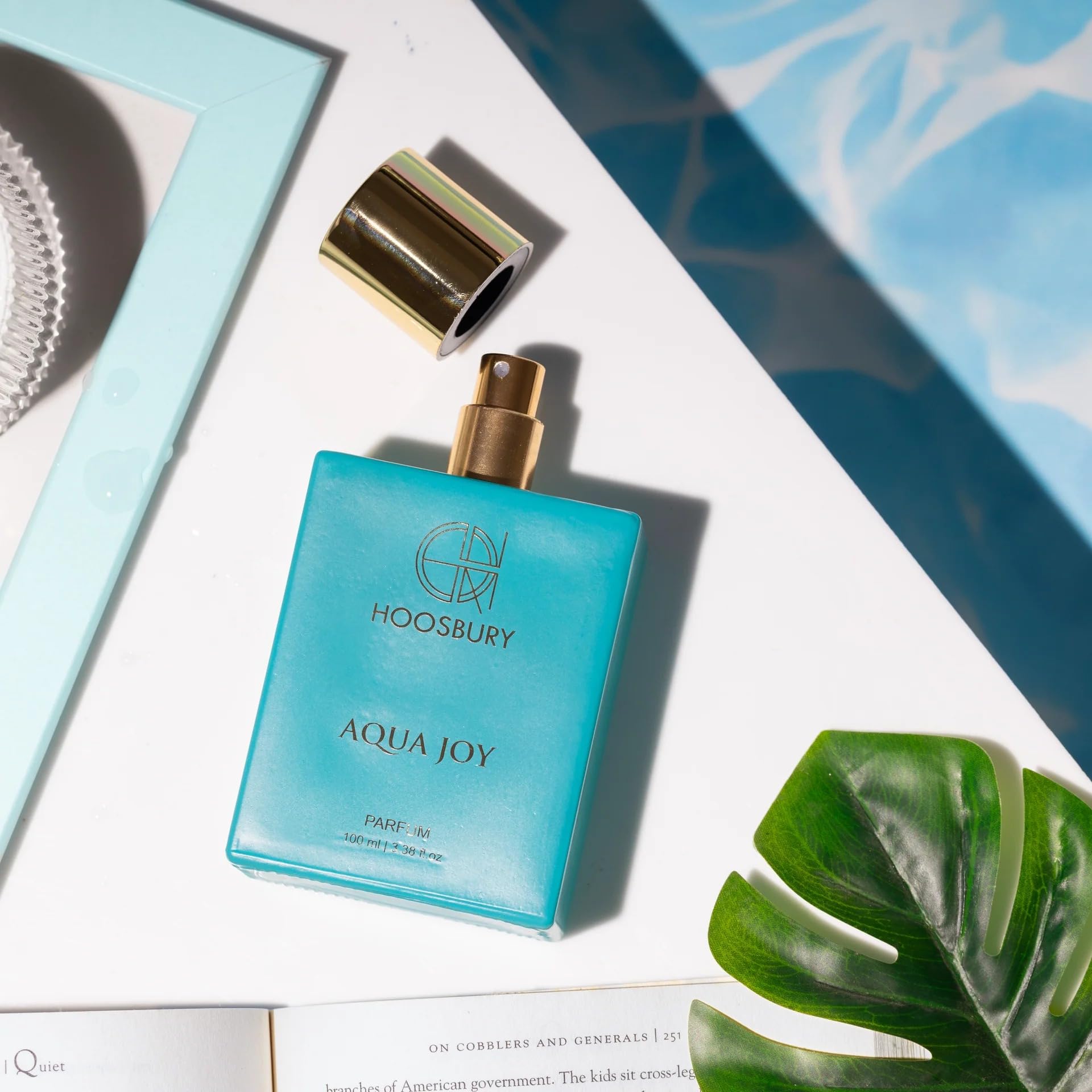 Luxury Aqua Joy Arabian Perfume for Women & Men - Unisex Long Lasting Amber Cologne - 3.38 oz Eau de Parfum - Perfect for Date Night, Office & Special Occasions