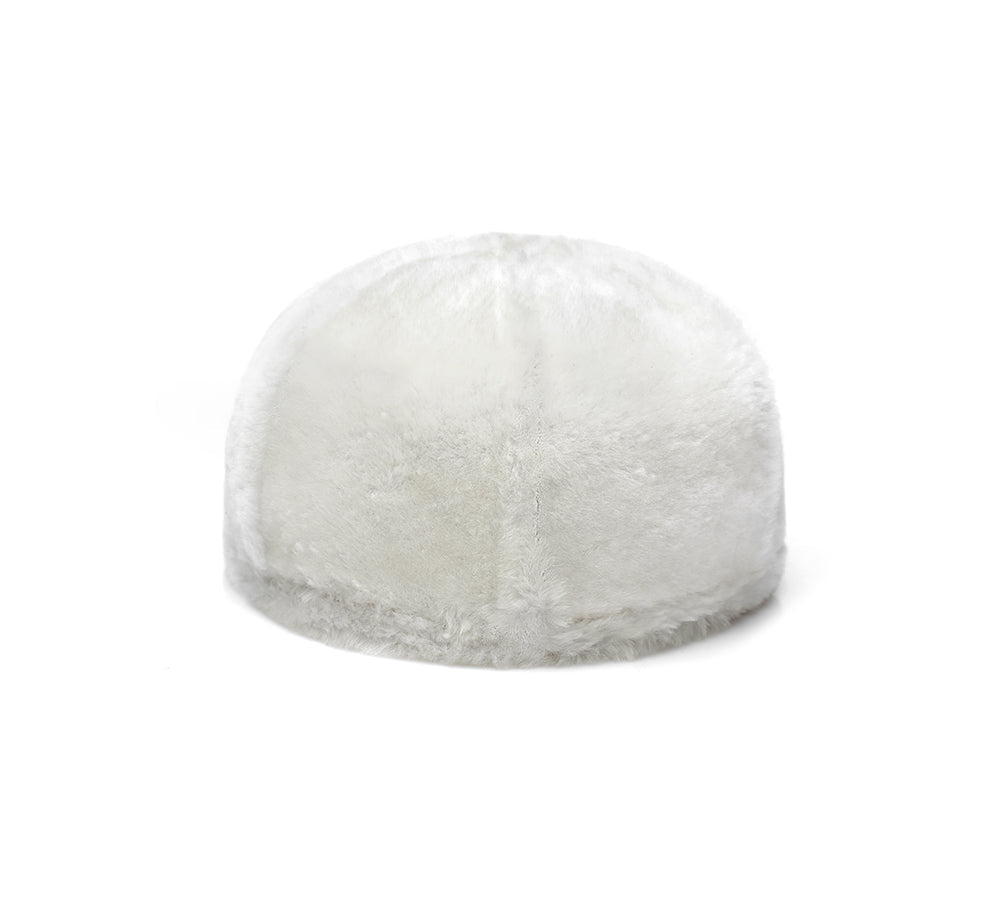 TARRAMARRA® Sheepskin Wool Round Hat for Women & Men - Warm Winter Beanie for Alaska & Cold Weather - Cozy Outdoor Hats for Skiing, Hiking, and Snow Activities