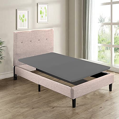 Premium Solid Wood Split Bunkie Board with Heavy-Duty Support - Twin Size Mattress Foundation for Bed Frames | Ideal for Guest Rooms, Dorms & Space-Saving Bedroom Solutions