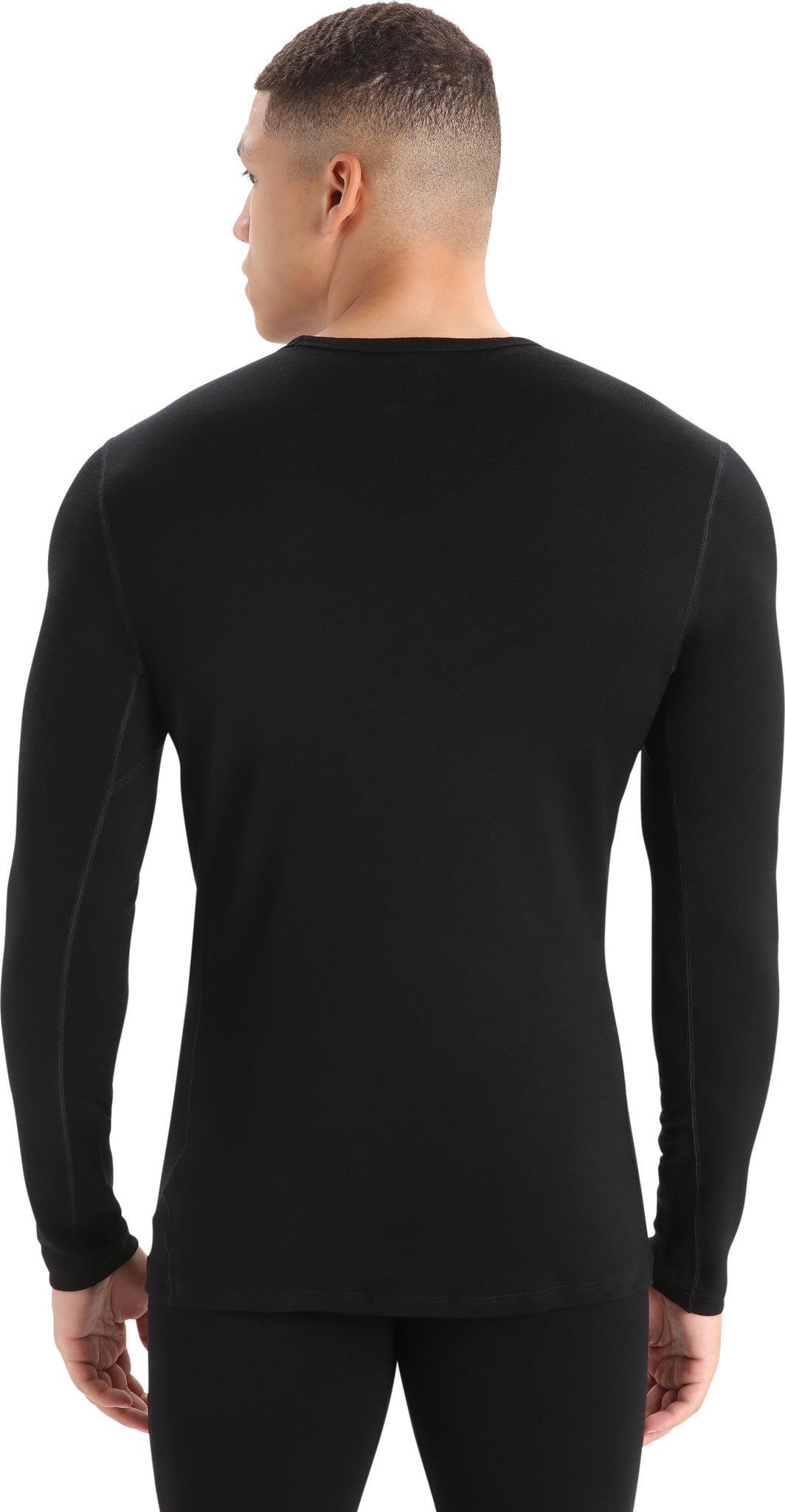 260 Tech LS Crew Baselayer for Men - Long Sleeve Thermal Underwear, Moisture Wicking & Odor Control - Perfect for Cold Weather, Hiking, Skiing & Outdoor Activities