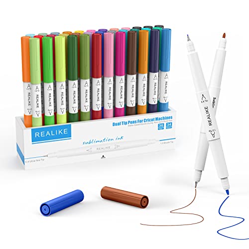 36 Multi-colors Sublimation Pens
