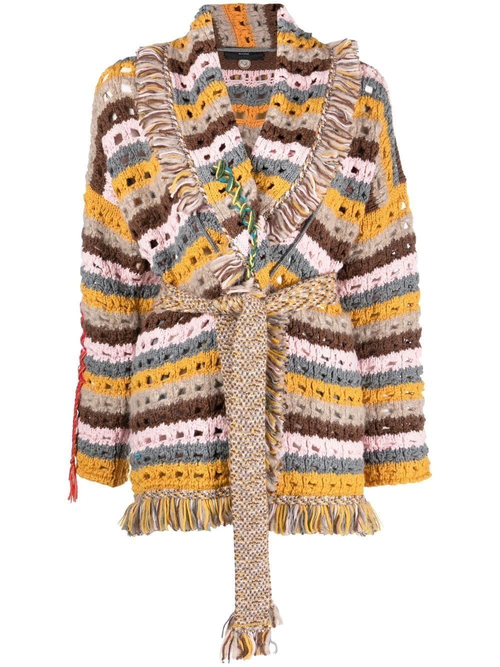 Alanui Yellow Cashmere Sweater for Women - Cozy Winter Knit Pullover for Casual & Office Wear
