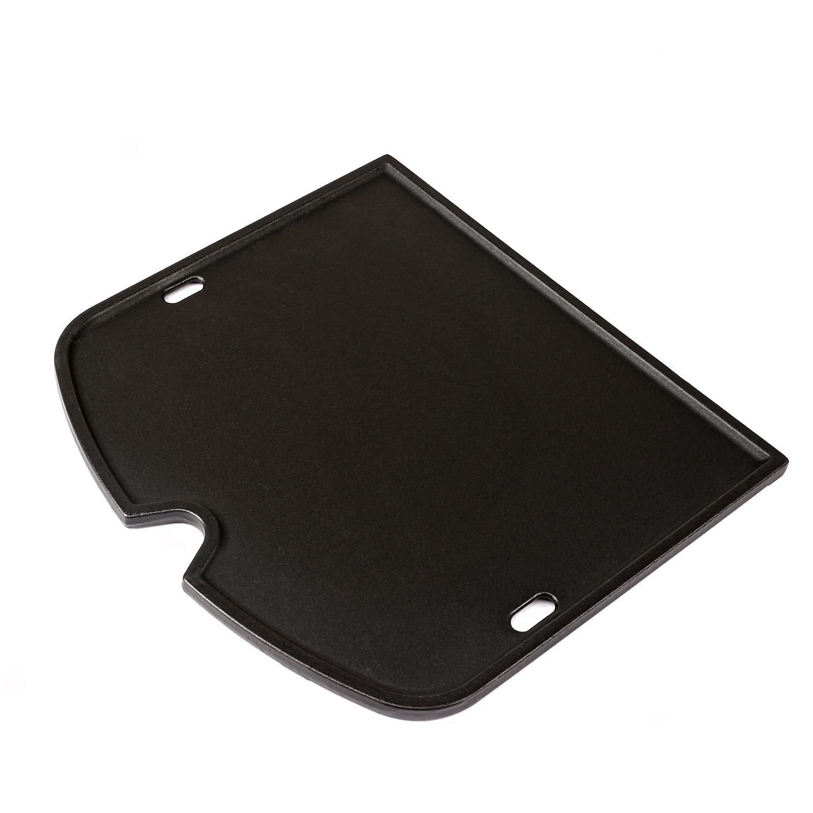Hisencn 7034 Cast Iron Griddle Replacement for Weber Traveler 9010001 Portable Gas Grill - Pre-Seasoned Black Griddle for Outdoor BBQ, Camping & Tailgating - Perfect for Pancakes, Burgers & Steak Cooking