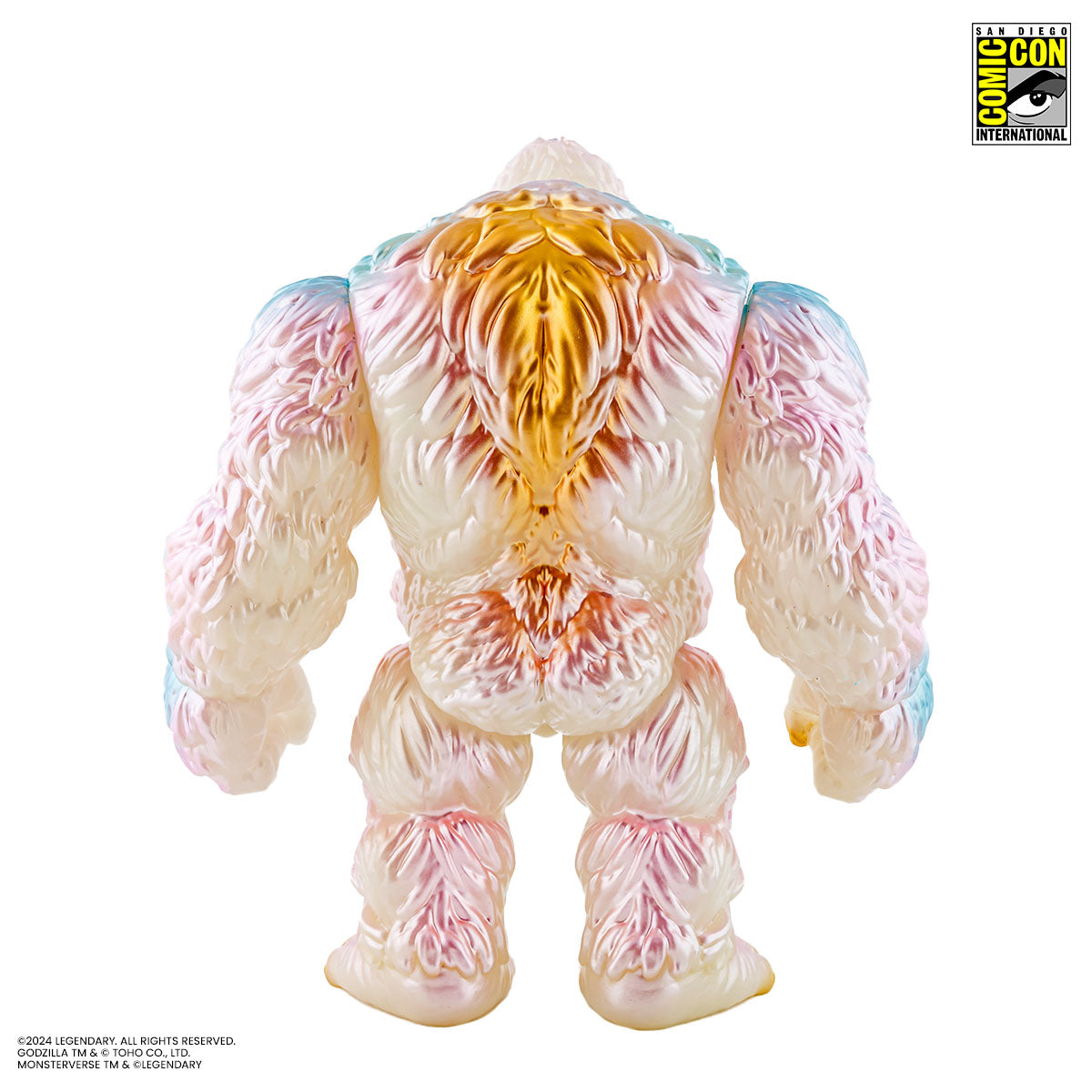 Godzilla vs Kong: The New Empire Kong Soft Vinyl Collectible Figure - Cherry Blossom Glow in The Dark Edition - Perfect for Movie Fans, Anime Collectors & Home Decor Display