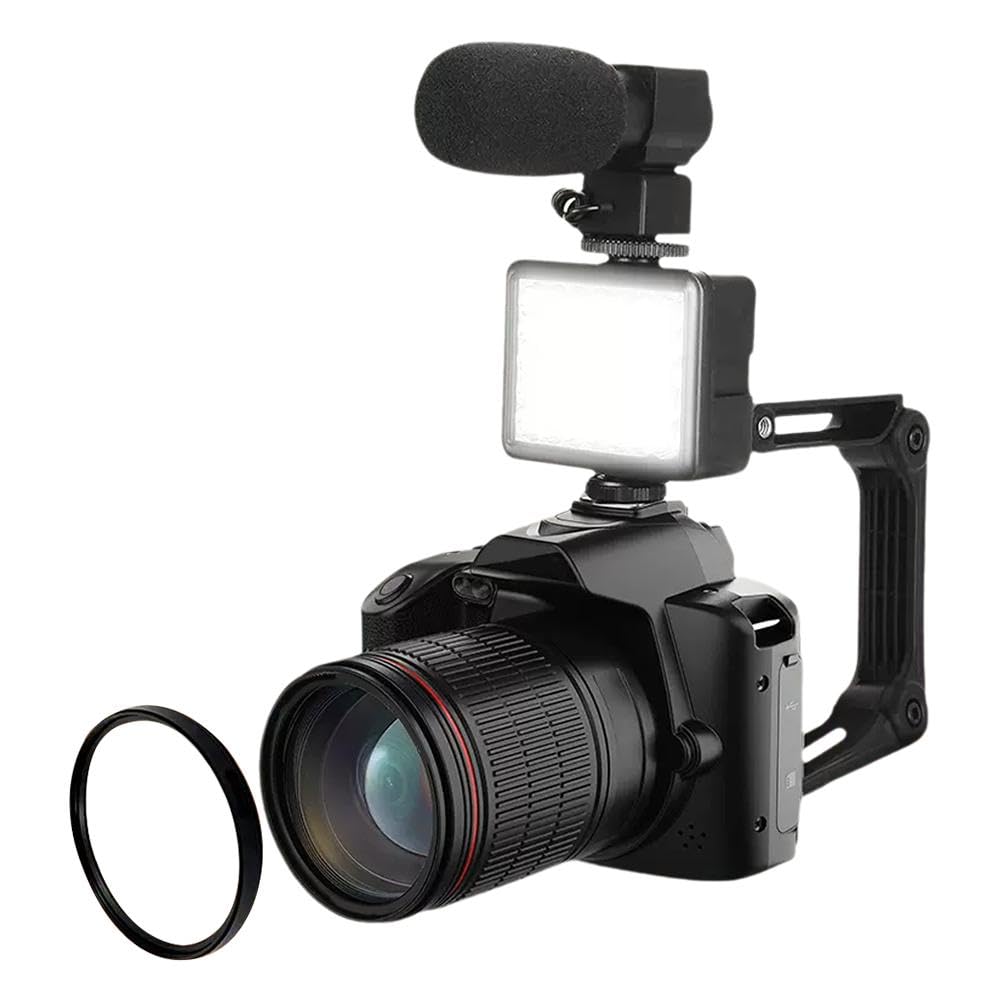 BOWTONG 4K Ultra HD Camcorder with 16X Digital Zoom, WiFi, IR Night Vision & Fill Light - Perfect for YouTube Vlogging, Travel Videos, and Home Recording