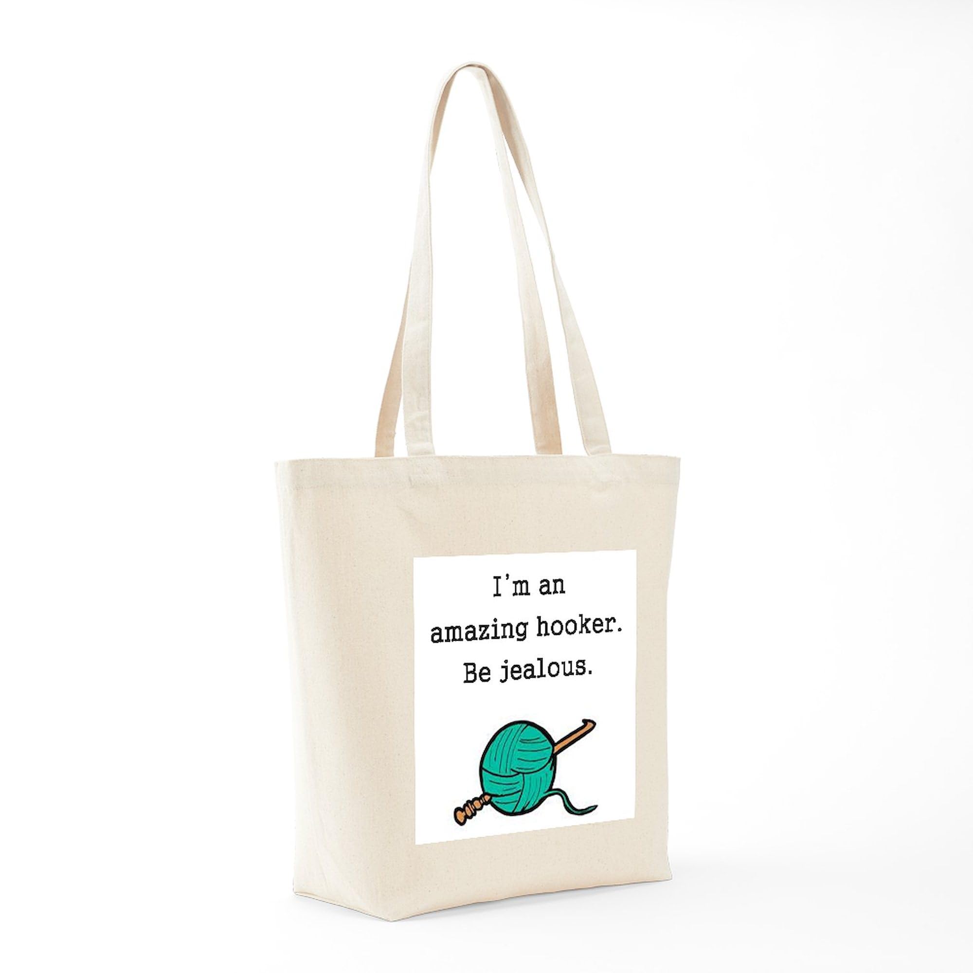 Amazing Hooker Tote Bag - Natural Canvas Reusable Shopping Bag for Groceries, Beach & Everyday Use | Eco-Friendly Cotton Tote