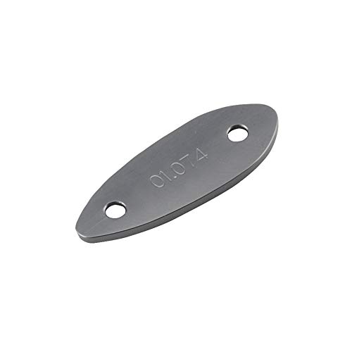 PRO-KODASKIN Motorcycle Rearview Mirror Block Off Plates - Compatible with Kawasaki ZX6R ZX-6R 2009-2015 - Titanium Finish - Decorative Mirror Cover Caps for Custom Bike Builds & Track Day Use