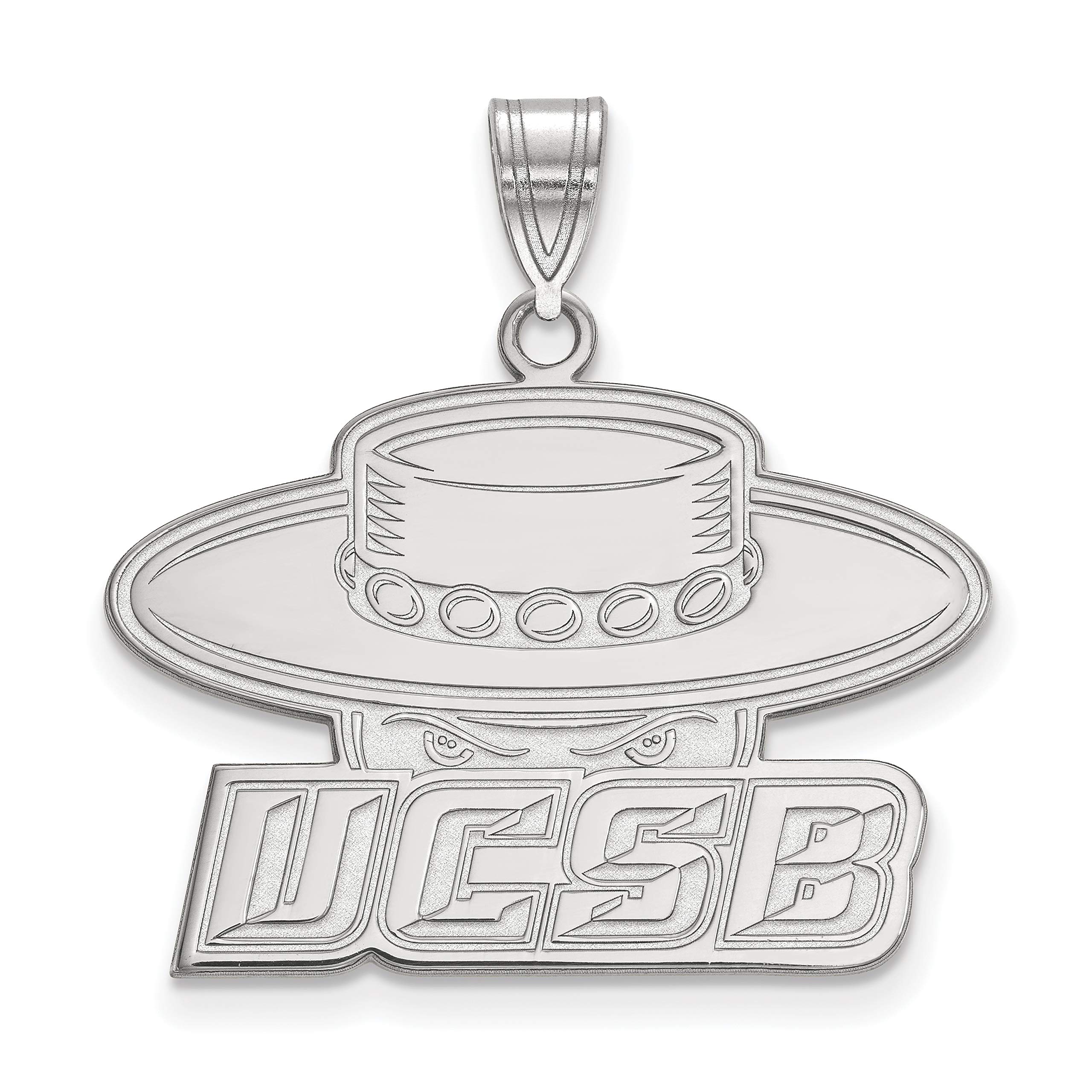 UC Santa Barbara Gauchos Sterling Silver Mascot Pendant - Perfect for Alumni Gifts, School Spirit Jewelry & UCSB Fan Accessories