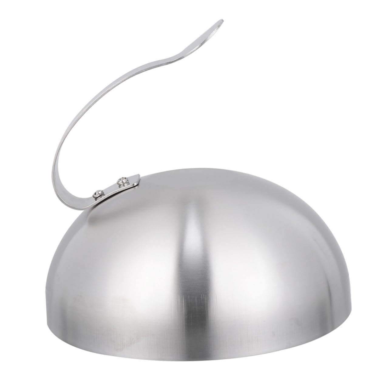 HEMOTON 1pc Stainless Steel Steak Cover - Multi-Purpose Food Dome for Cakes, Cheese & Grilling - 28cm Round Serving Platter Lid, Basting Cover & Bakeware Accessory - Perfect for Outdoor BBQ, Kitchen Presentation & Food Protection