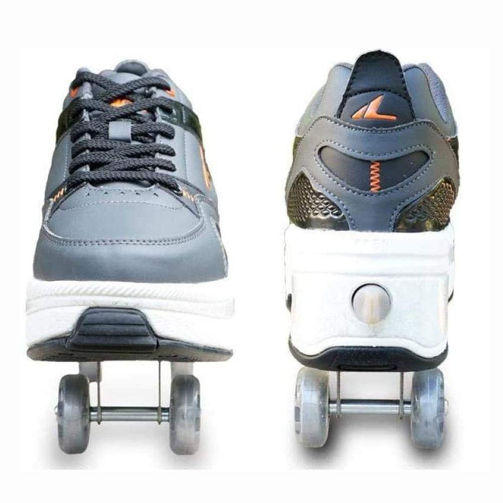 Best Women's & Girls' Roller Skates with Retractable Wheels - Quad & Inline Skates for Adults, Boys & Kids - Perfect for Outdoor Parkour, Skating Rinks & Fun Family Activities