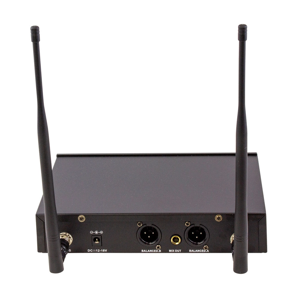 Blastking MHU 402 Professional Dual Handheld UHF DSP Wireless Microphone System - Crystal Clear Sound for Karaoke, Live Performances & Public Speaking