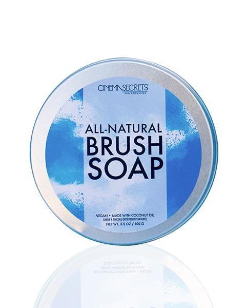 CINEMA SECRETS All Natural Brush Soap - Professional Makeup Brush Cleaner for Artists & Beauty Enthusiasts | Perfect for Cleaning, Sanitizing & Extending Brush Life | Ideal for Home, Salon & Professional Makeup Kits