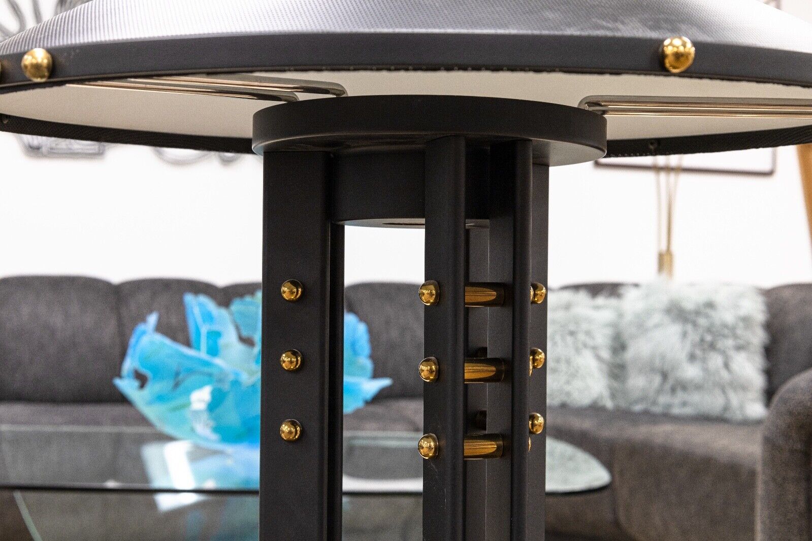 Robert Sonneman for Kovacs Echoes of Vienna Lamp - Postmodern Space Age Lighting Fixture for Modern Living Room & Office Decor
