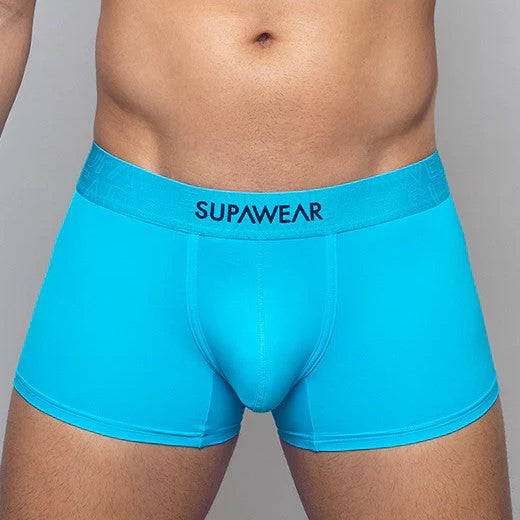 Supawear Neon Blue Boxer Briefs for Men - Soft, Breathable & Comfortable Underwear for Workout, Sports & Everyday Wear
