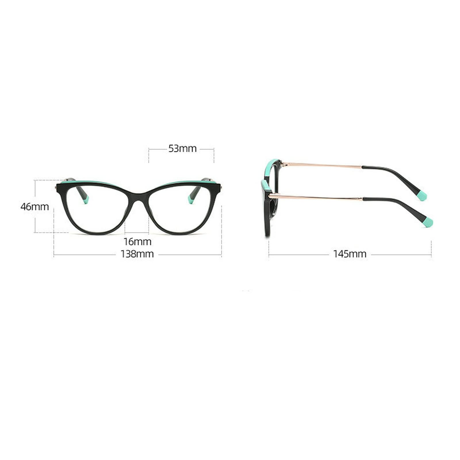 Blue Light Blocking Reading Glasses for Women - Cat Eye Style Presbyopic Magnifier Glasses with Anti-UV Protection | Perfect for Computer Work, Reading & Nighttime Use
