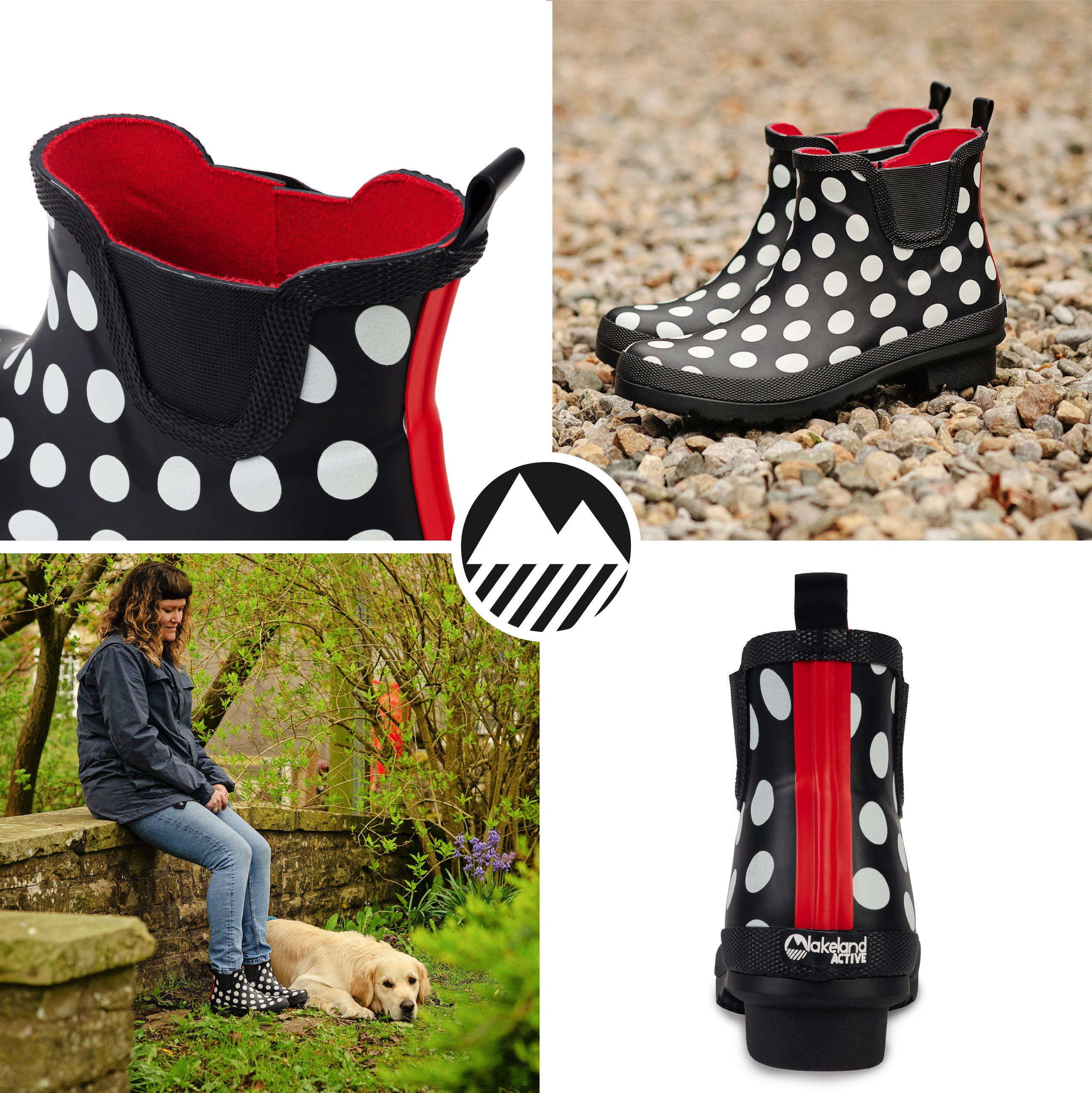 Women's Kelton Short Wellington Boots - Waterproof Rain Boots for Women, Comfortable & Stylish Outdoor Boots - Perfect for Gardening, Hiking, and Rainy Days