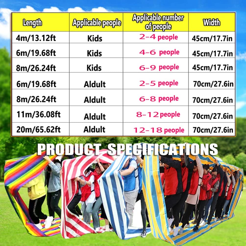 Teamwork Games Run Mat - 4PCS Indoor/Outdoor for Company & School Activities - Team Building Fun