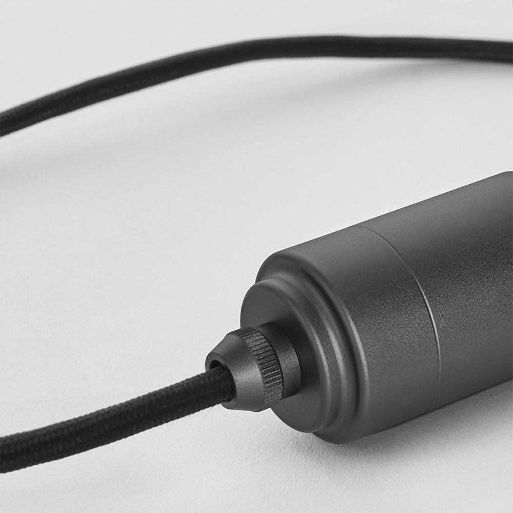 Graphite Black Canopy Triple Pendant Necklace - Elegant Layered Jewelry for Women, Perfect for Parties, Weddings & Everyday Wear