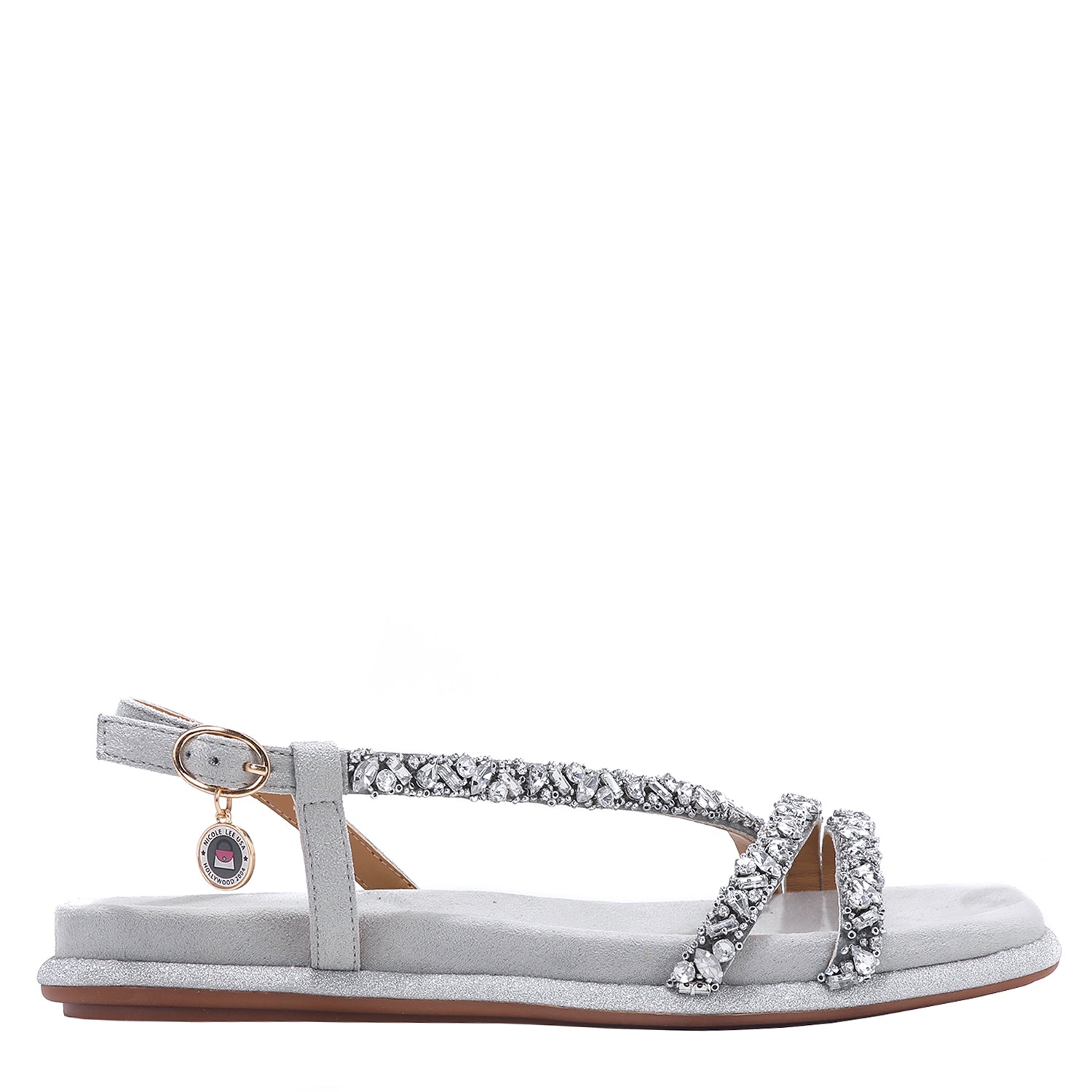 DANI Rhinestone Sandals for Women - Sparkly Gladiator Sandals with Crystals - Perfect for Weddings, Parties & Summer Outfits