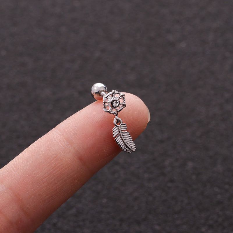 16G Cartilage Tiny Stud Earrings - Dreamcatcher Earrings for Women | HSPJ1957 | Perfect for Daily Wear, Parties & Gifts